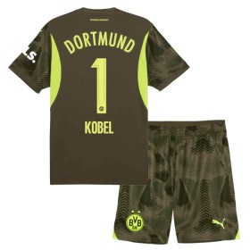 Goedkope Borussia Dortmund Kobel 1 Doelman Kids Uittenue 2024-25